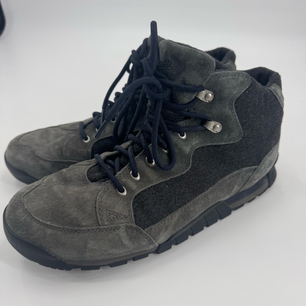Danner Skyridge Wool Glacier Boots Men’s US 13 Gray Suede Leather Hiking Outdoor